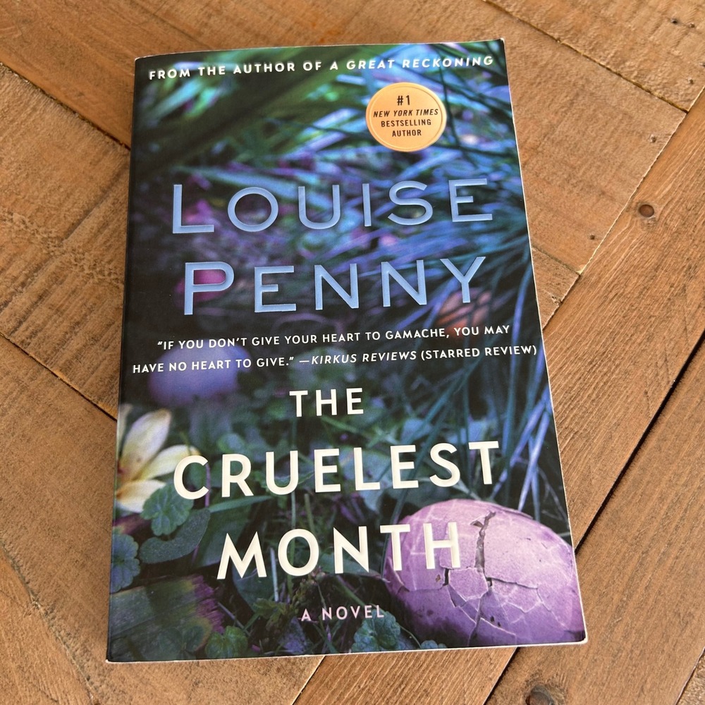 The Cruelest Month Louise Penny Chief Inspector Gamache Mystery Paperback Book